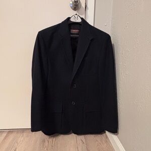 Prada Vintage Navy Wool Men's Blazer